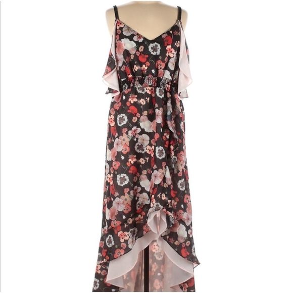 arabella Dresses & Skirts - Unitedwood Arabella Black Floral Chiffon Maxi